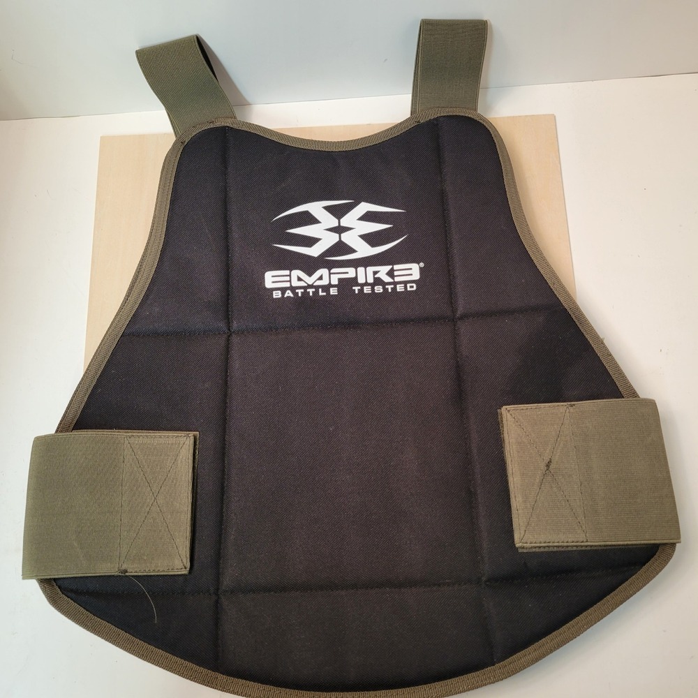Empire Battle Tested Paintball Chest Protector Vest Camo Black OSFM